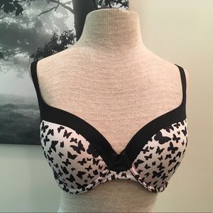 Victoria's Secret Lined Demi Bra Butterflies 34D